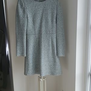 Pastel blue winter dress